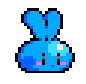A blue slime-bunny