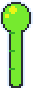 The slime-o-meter after the main character has absorbed three bits of slime